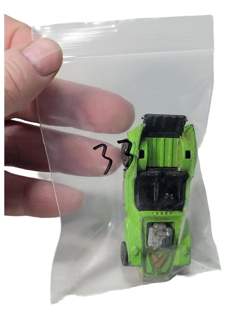 Vintage Original 1969 REDLINE Hot Wheels Ice 'T' Lime Green Made in Hong Kong